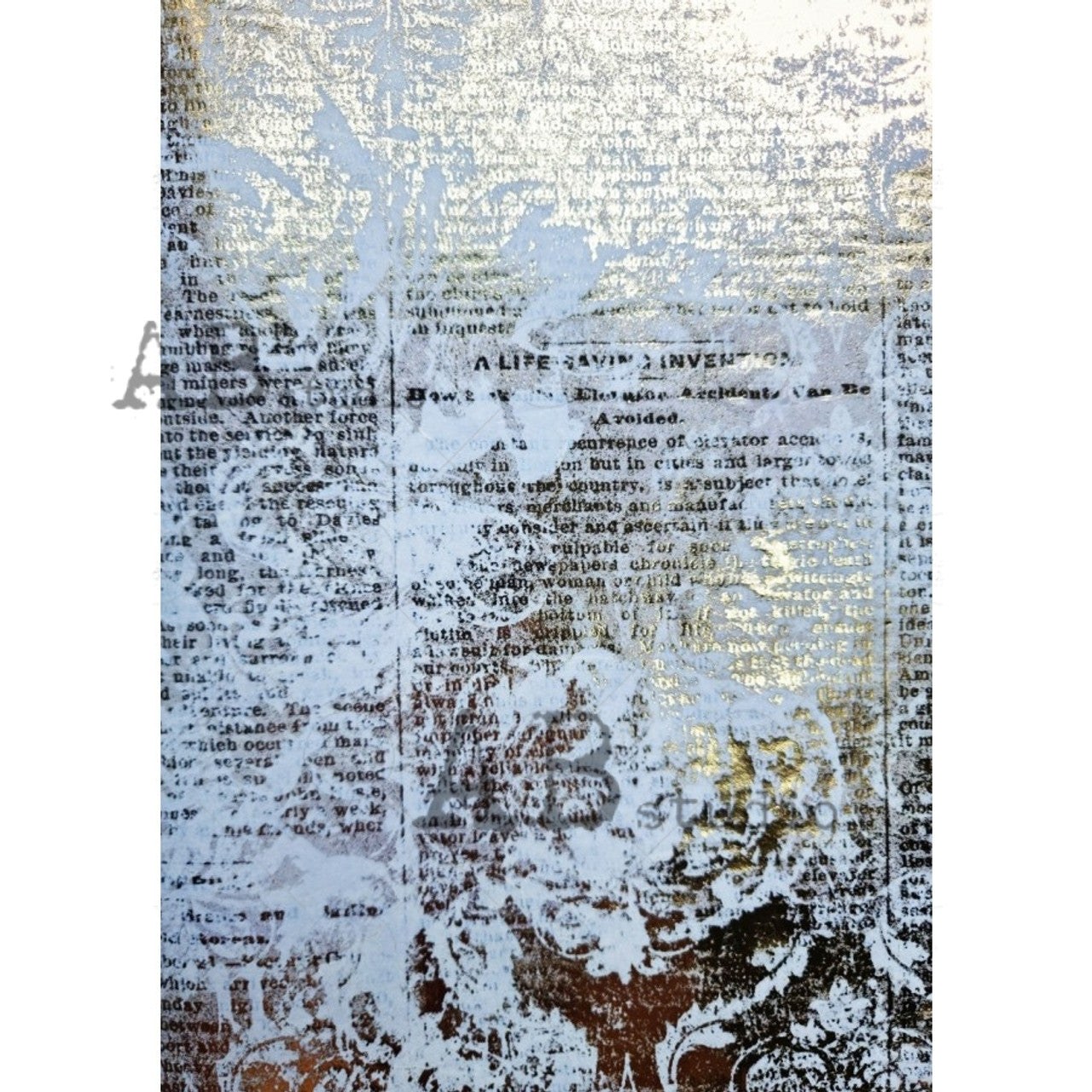 Gilded Book Page Rice Paper-0087