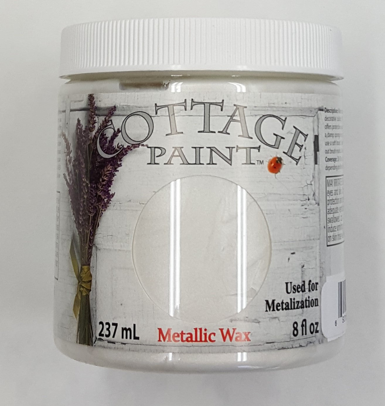 Pearl White Metallic Wax - 8oz