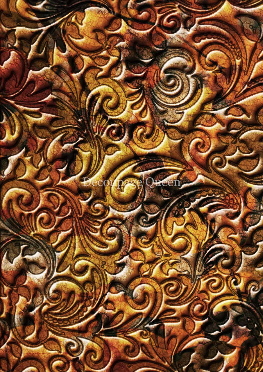 Decoupage Queen-Autumn Swirls