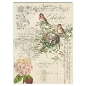 Birds Nest  Empherma Decoupage Paper