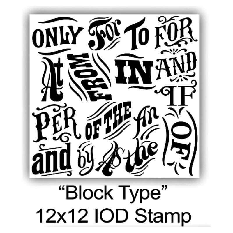 IOD-BLock Type Stamp