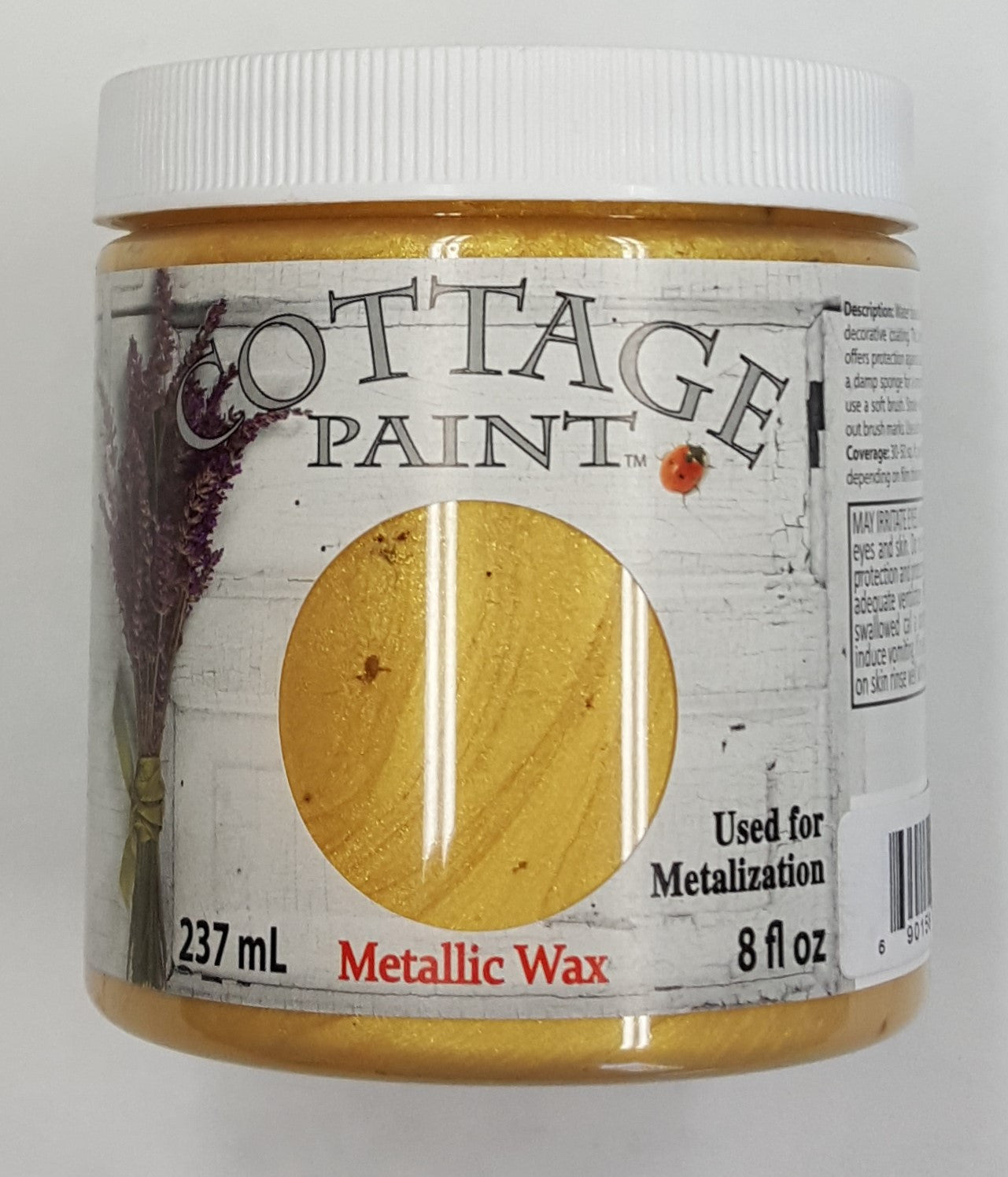 Bright Gold Metallic Wax - 8oz