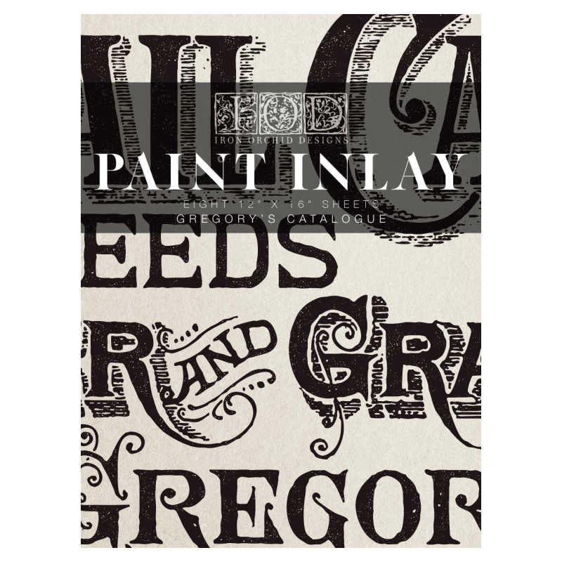 Gregory's Catalogue Paint Inlay