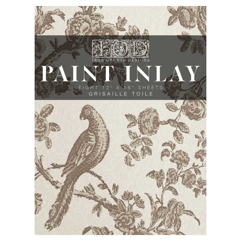 Grisaille Toile Paint Inlay