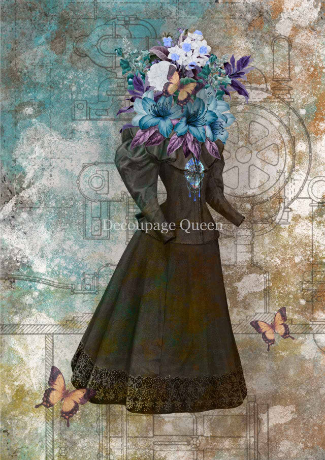 Decoupage Queen-Head Full Of Dreams