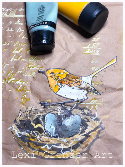 Roycycled Nest Stencil