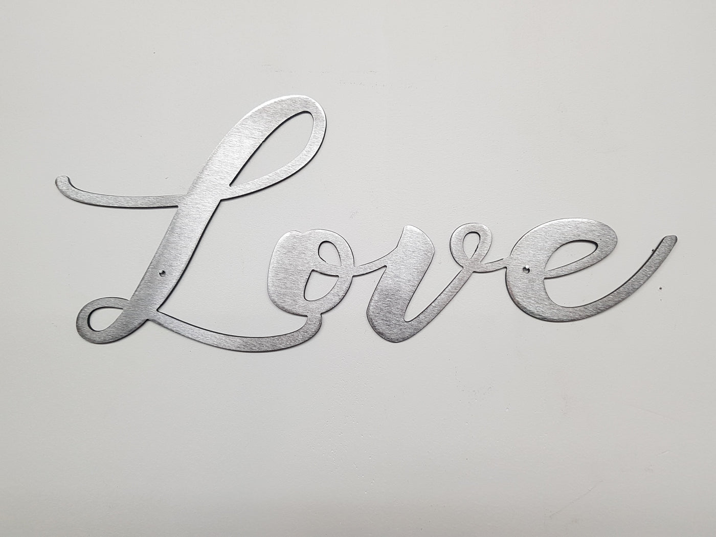 Love metal sign