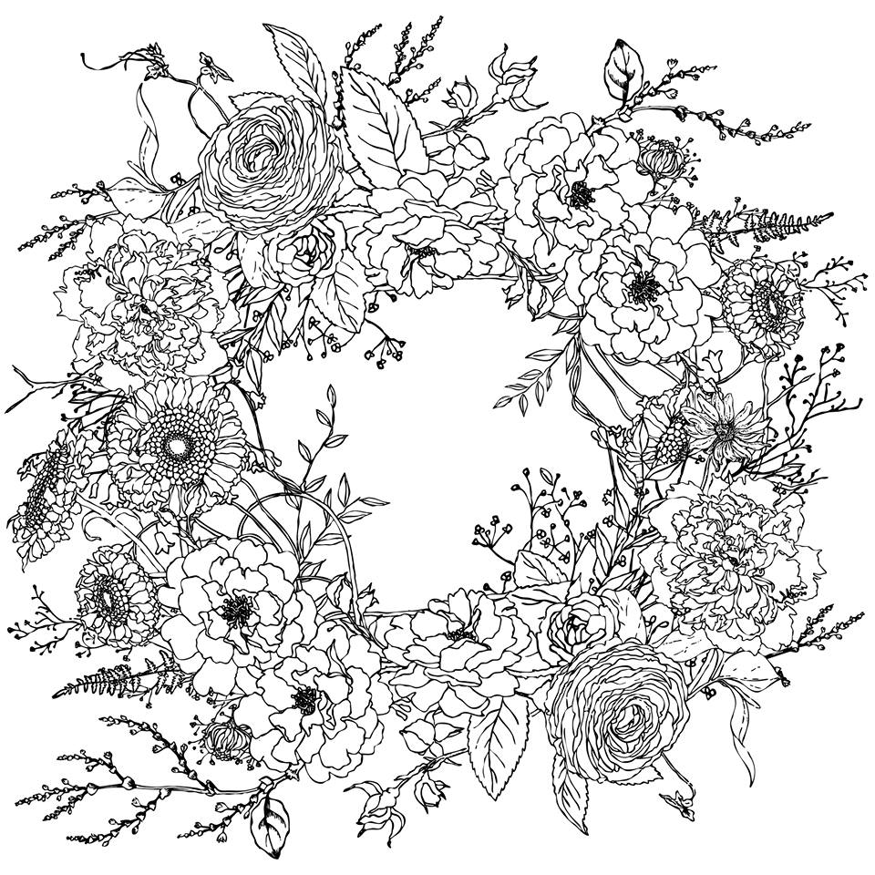 Winter's Song Wreath Paintable