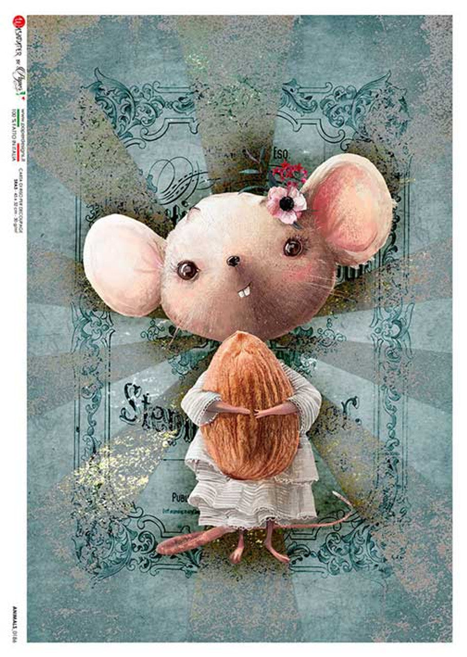 Paper Designs-Cute Mouse-Animals 0186 – Furniture Facelift by Kobi