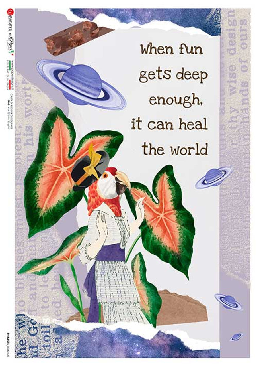 Paper Designs-Heal The World-Phrases 0042