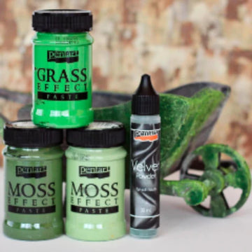 Pentart Moss , Grass and Velvet Powder Effect