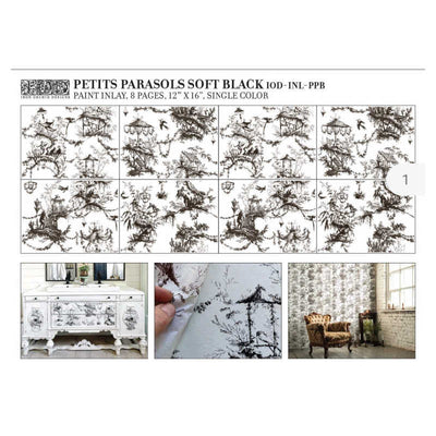 Petits Parasols Paint Inlay