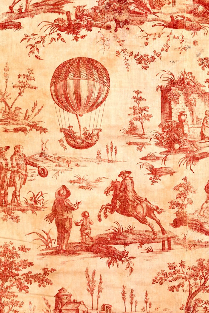 Red Toile Decoupage Paper (Retiring April 1st 2022)