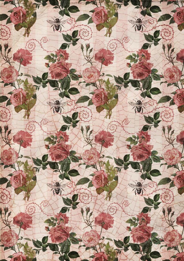 Decoupage Queen - Roses & Stripes