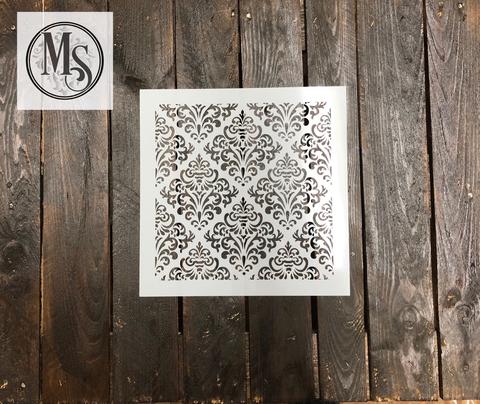 Small Detailed Damask (Tight Pattern)