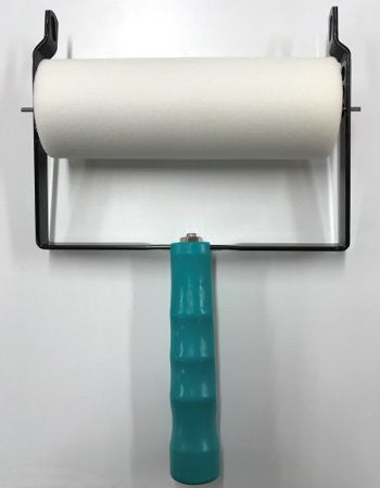 Stamp roller with handle