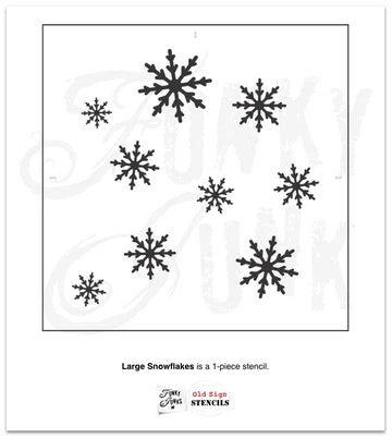 Large Snowflakes-FJ127