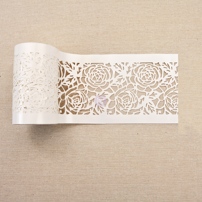 Tear Rose Garden - Stencil Roll
