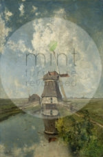 Windmill Decoupage Paper