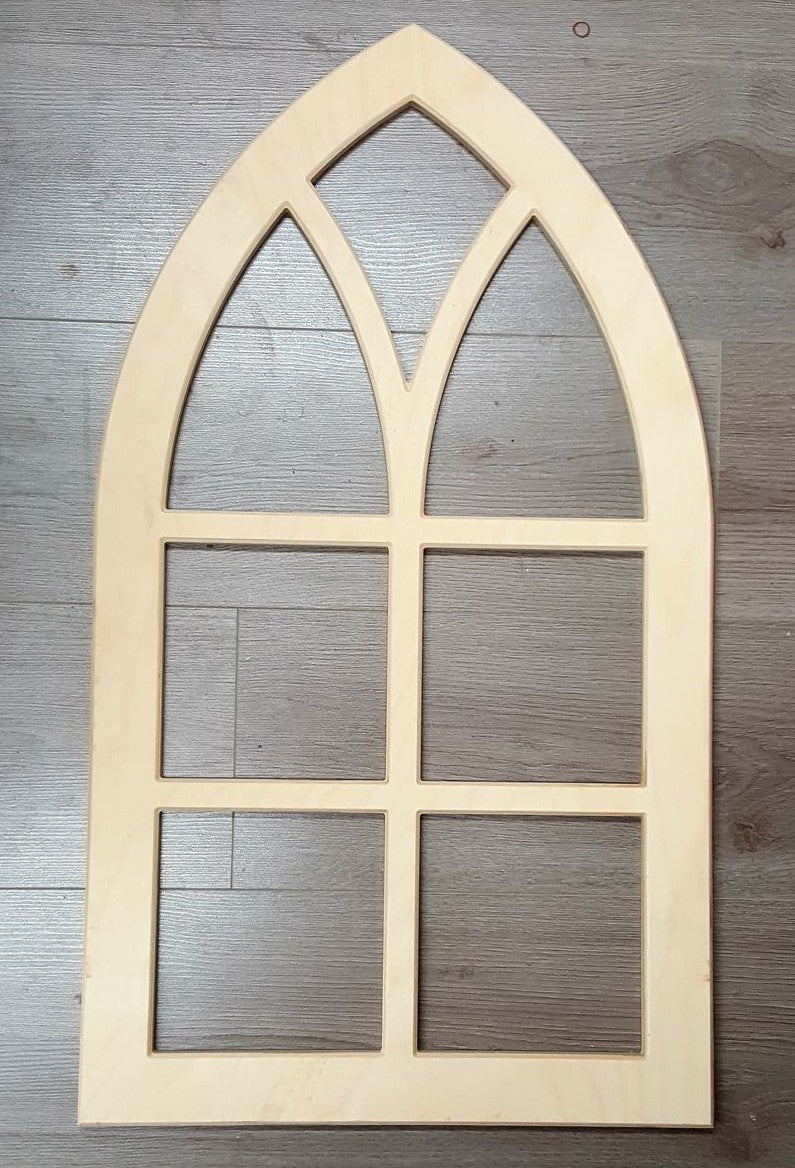 Wooden Window Arch